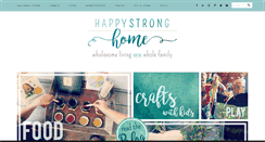 Desktop Screenshot of happystronghome.com